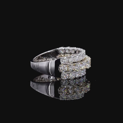 2.64 Ct Round Cut Diamond Engagement Ring, Customized Diamond Ring