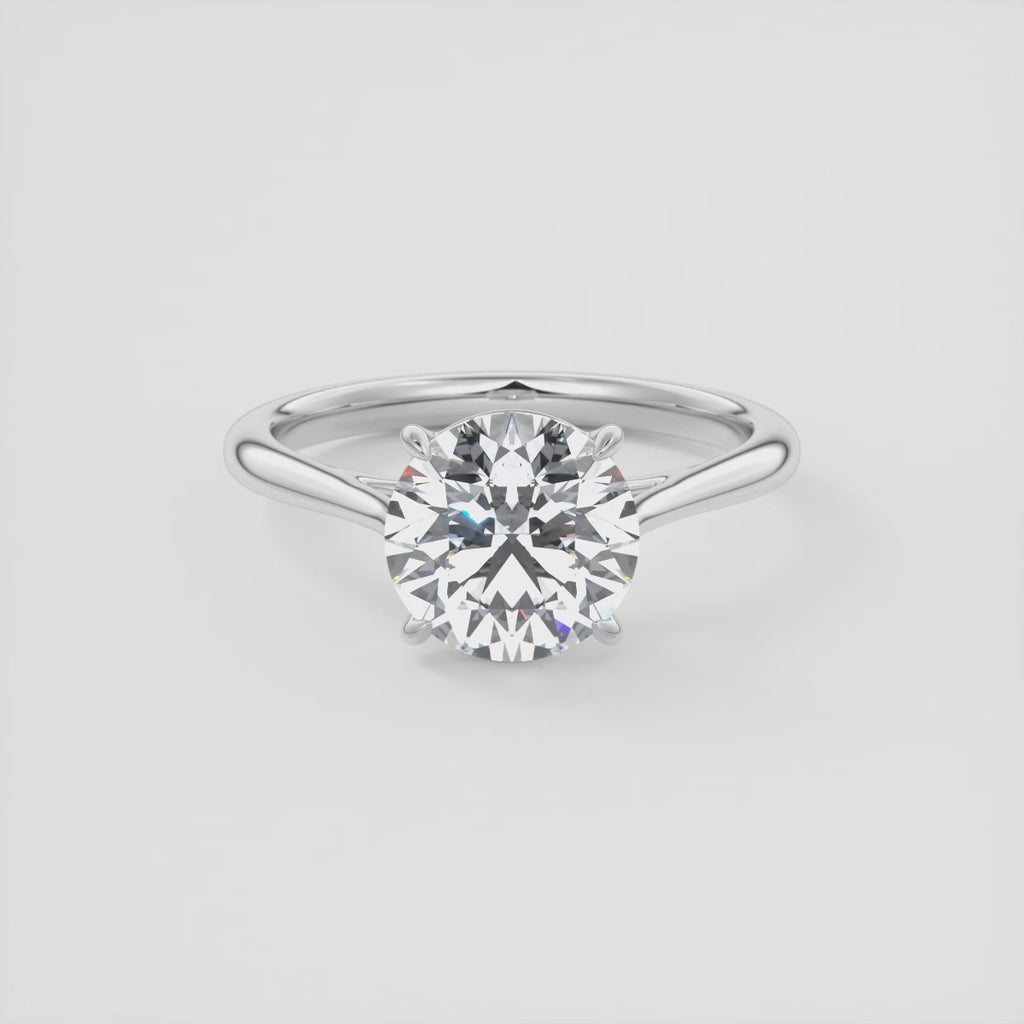 2.00 Ct Round Solitaire with Four Eagle Claws Set Engagement Rings