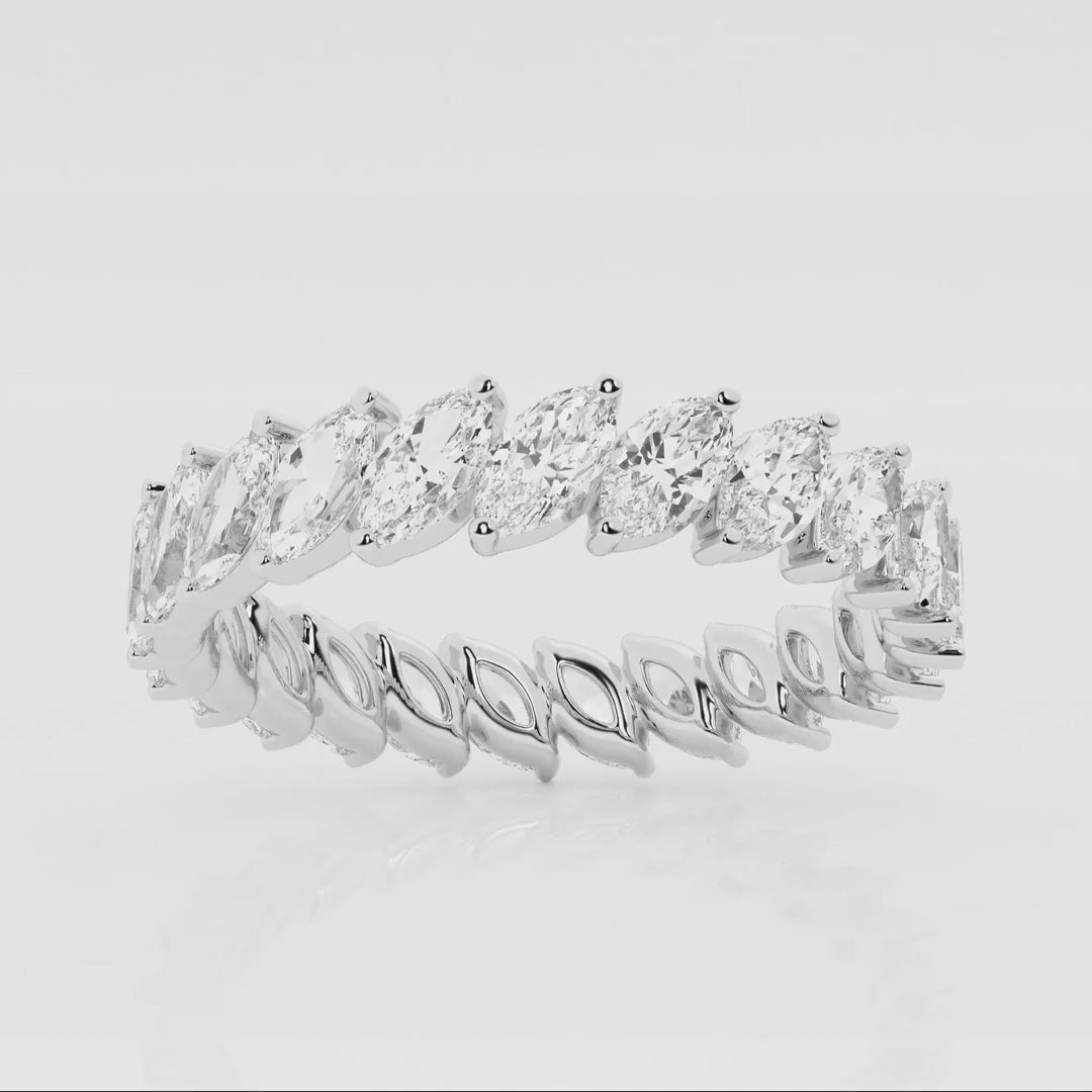2.00 Ct Moissanite Full Eternity Ring Wedding Ring