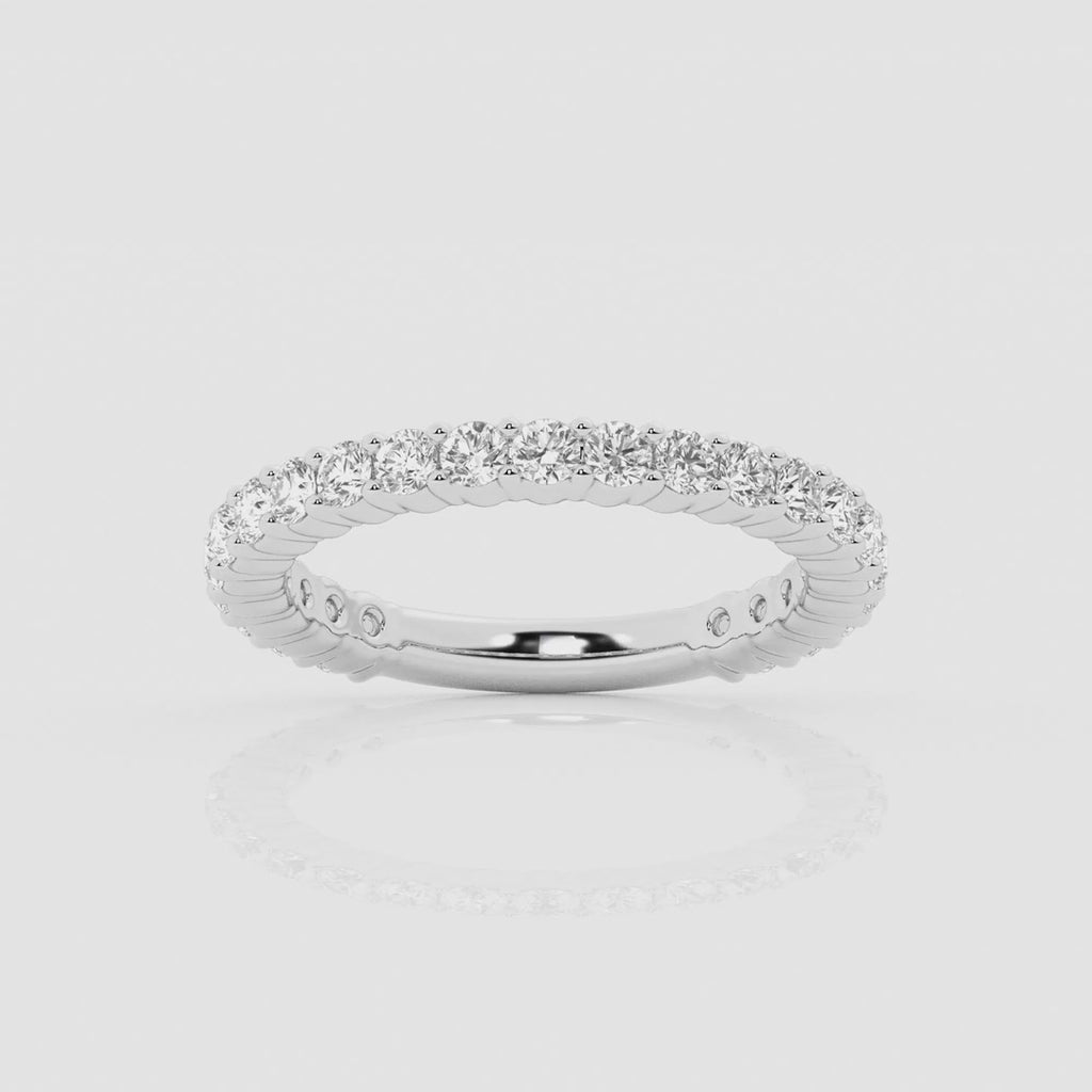 1.50 Ct Round Diamond Eternity Ring Wedding Ring