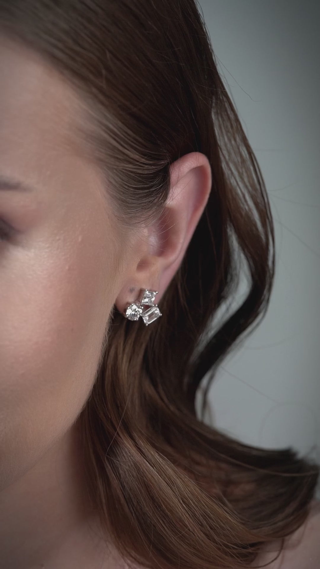 5.56 Ct Gleaming Three Stone Fashion Earrings for Love of Your Life