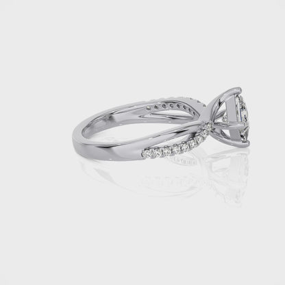 1.06 Ct Finger Ring Elegant Prong Engagement Ring & Wedding Ring