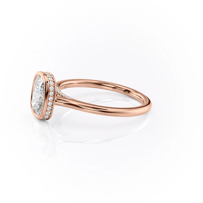 3.00 CT The Charlotte Cushion Bezel-Set Engagement Ring