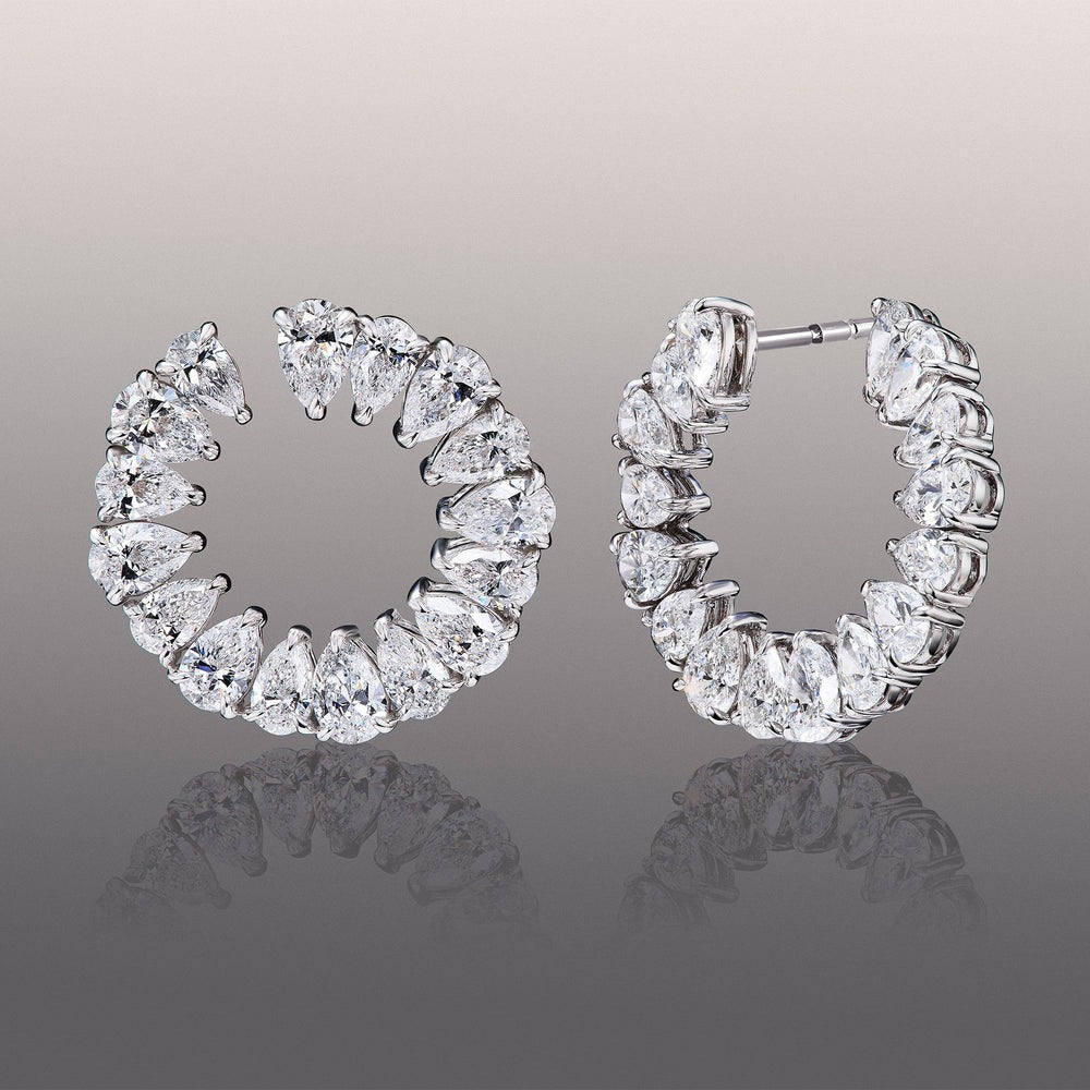 13.00 Ct The Kandinsky Hoops